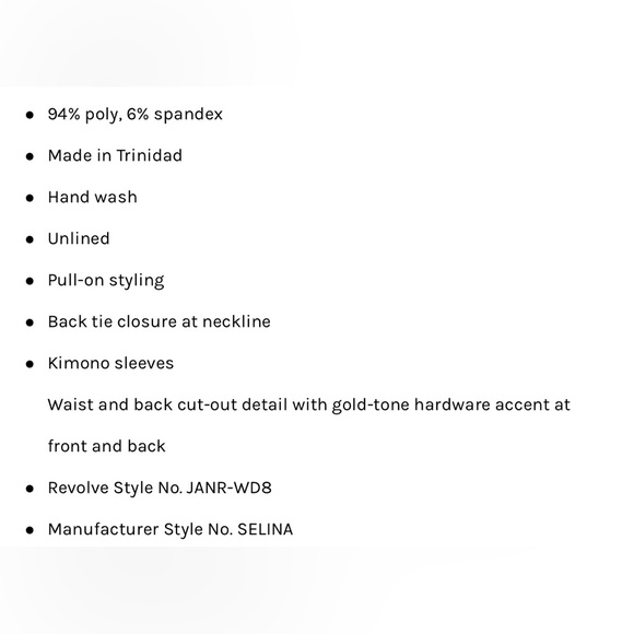 Revolve Dress (J.Angelique - Selena Dress) - Picture 5 of 5